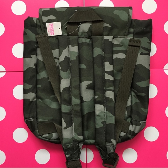 PINK VS Mini Camo Backpack Limited Edition New With Tag - Picture 5 of 8